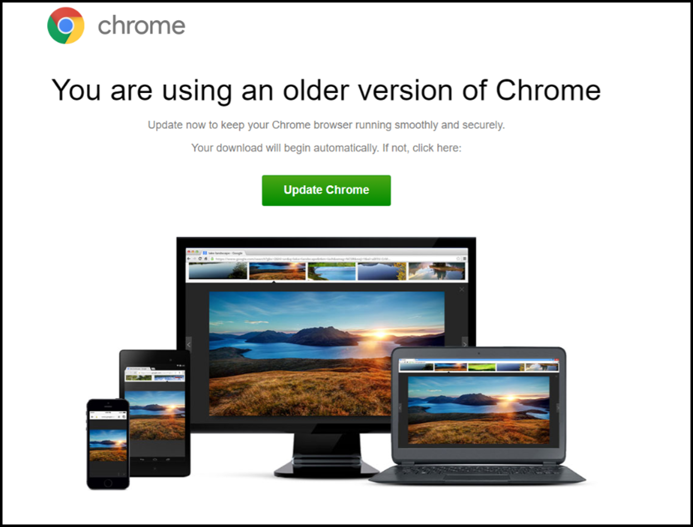 Chrome false