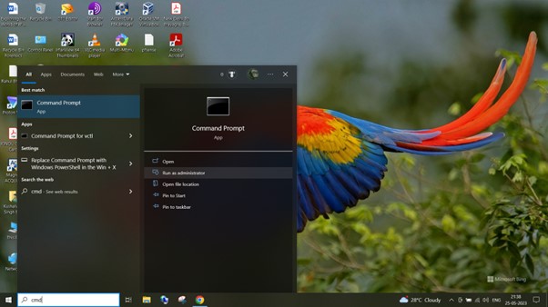 command prompt as admin