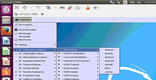 fierce  Kali Linux Tools