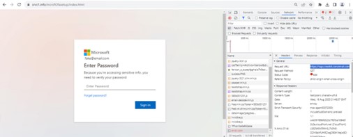 credential harvester looks real