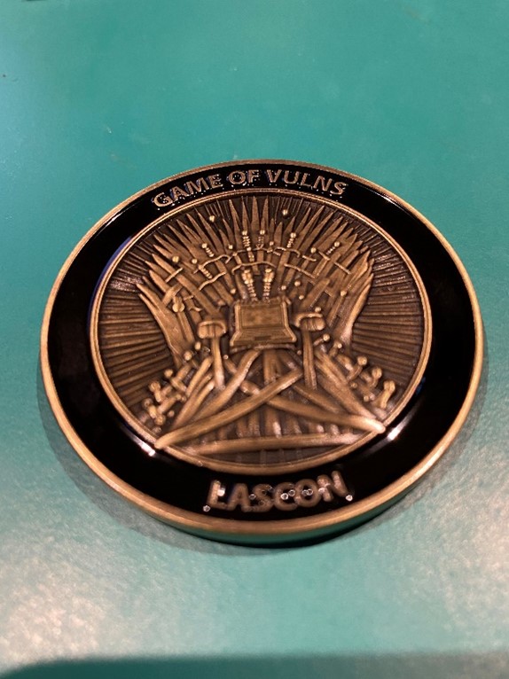 lascon challenge coin side 2