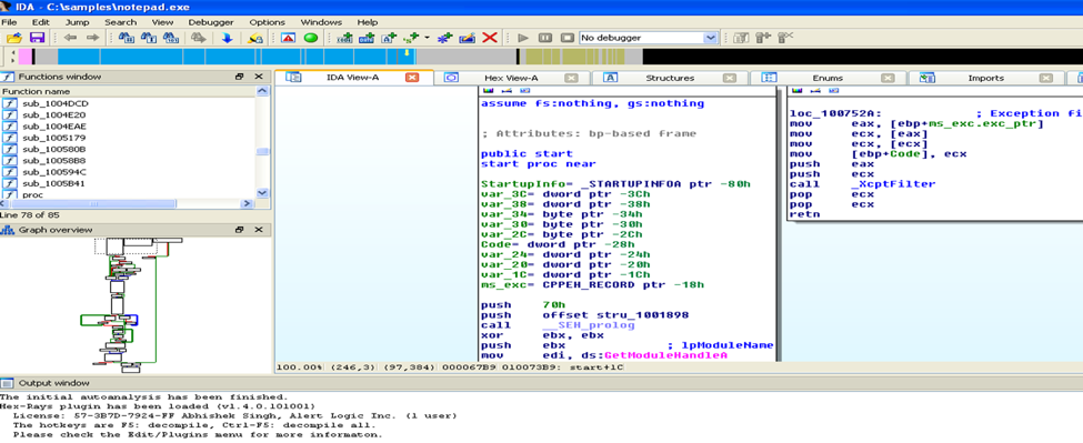 reverse engineering malware - IDA Pro