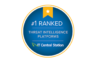 #1 Ranked Threat Intelligence Platform by IT Central Station