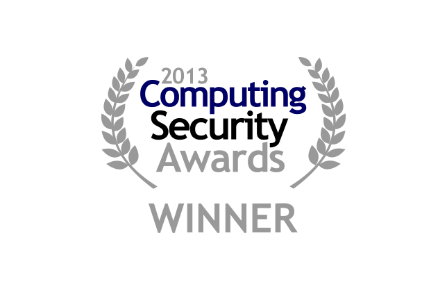 2013 Computing Security Awards Winner