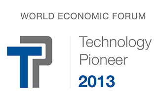 2013 Technology Pioneer by the World Economic Forum