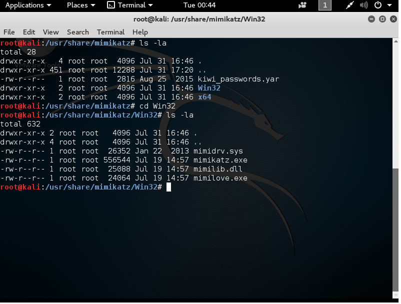 password cracking with mimikatz