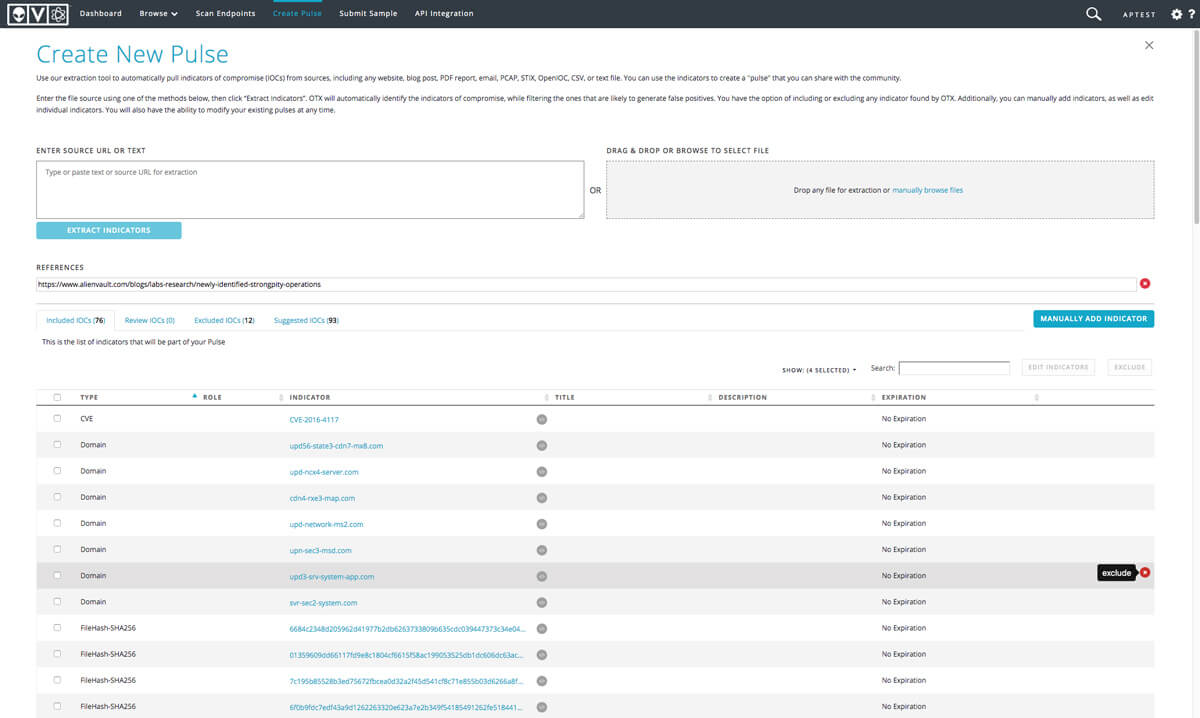 Open Threat Exchange