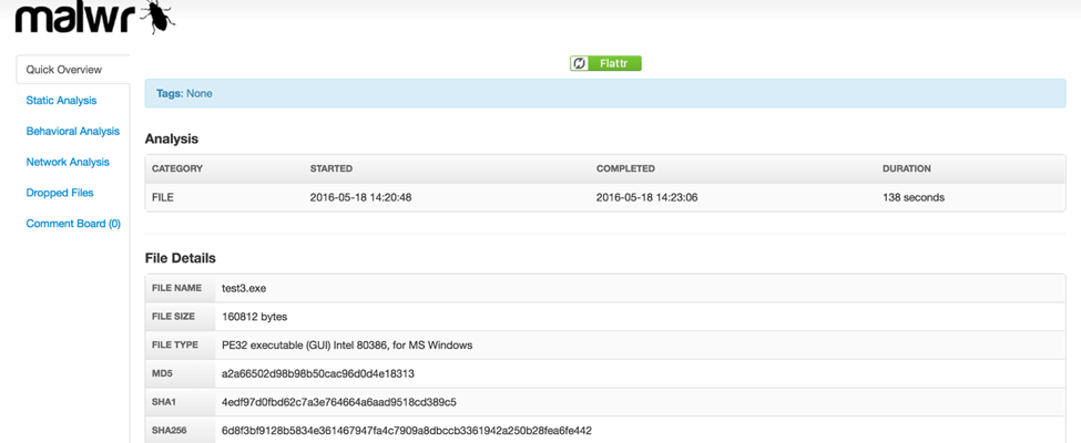 reverse engineering malware tools malwr